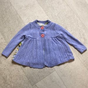 Matilda Jane Infant Sweater Sz 3-6 months Blue